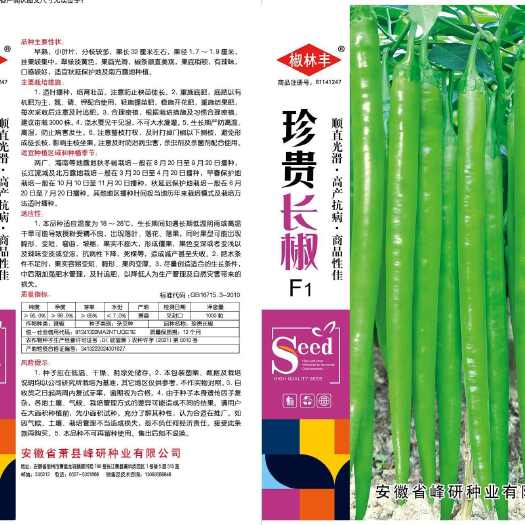 萧县珍贵长椒  顺直光滑  稳产抗病  商品性好  早熟 分枝多