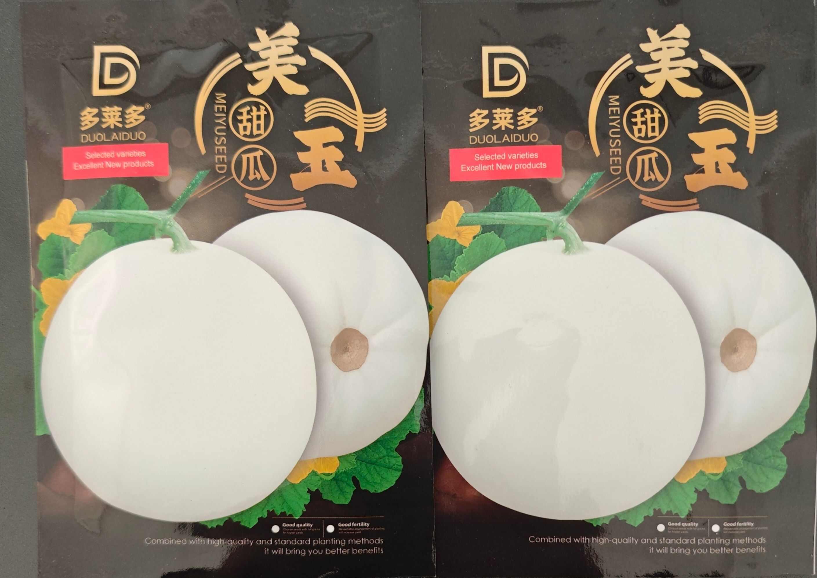 夏邑县美玉甜瓜种子早熟品种果实圆整丰满果皮雪白肉质脆甜果皮致密坚实