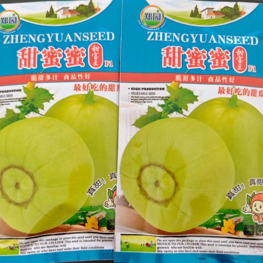 夏邑县早熟甜宝甜瓜种子脆甜多汁商品性好甜蜜蜜甜宝王