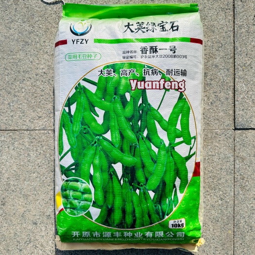 鲜食毛豆种子 大荚绿宝石毛豆种子辽鲜一号毛豆种子