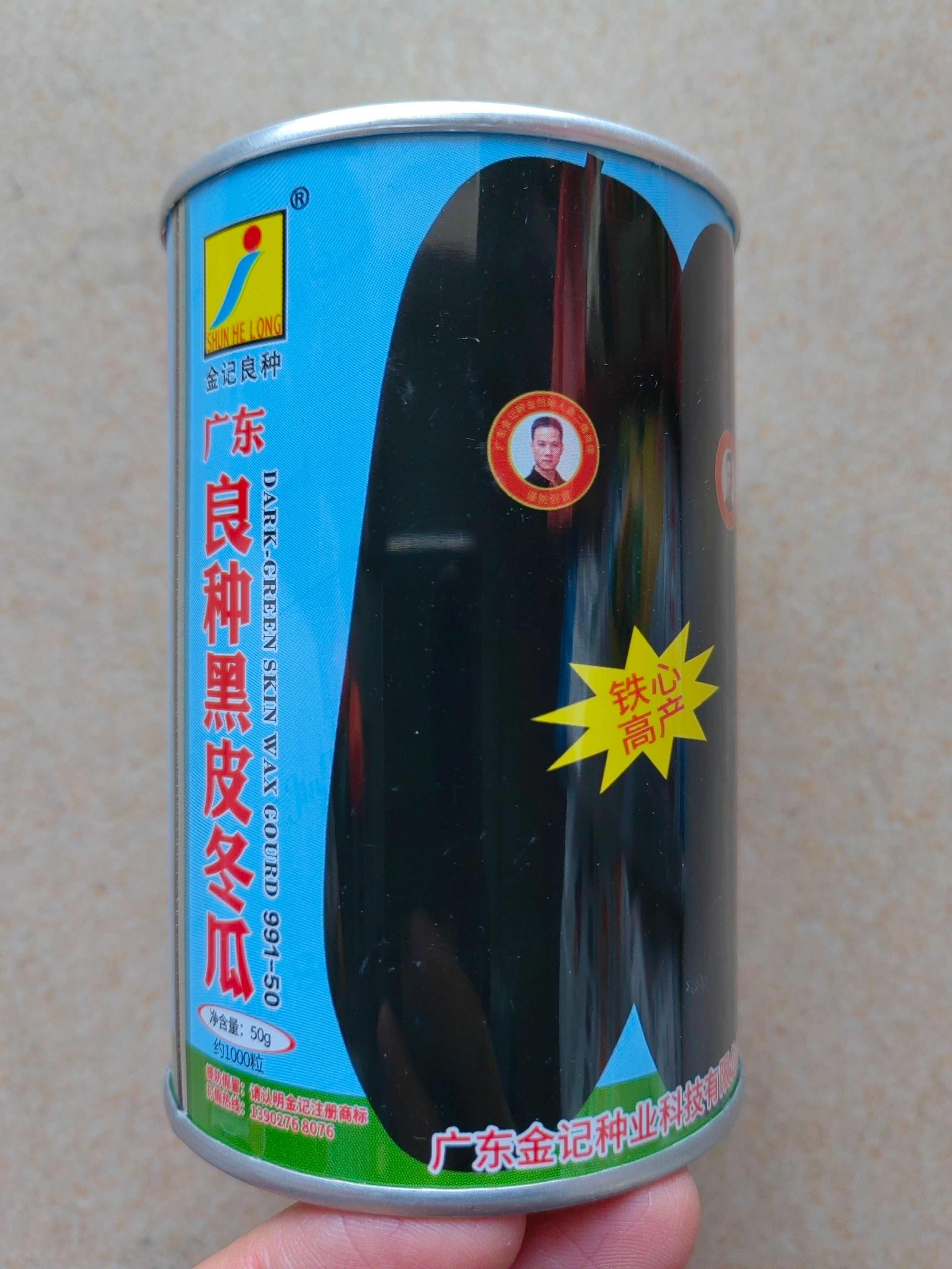 广东金记一号黑皮大冬瓜种子春季爬地王抗病高产黑皮冬瓜种子