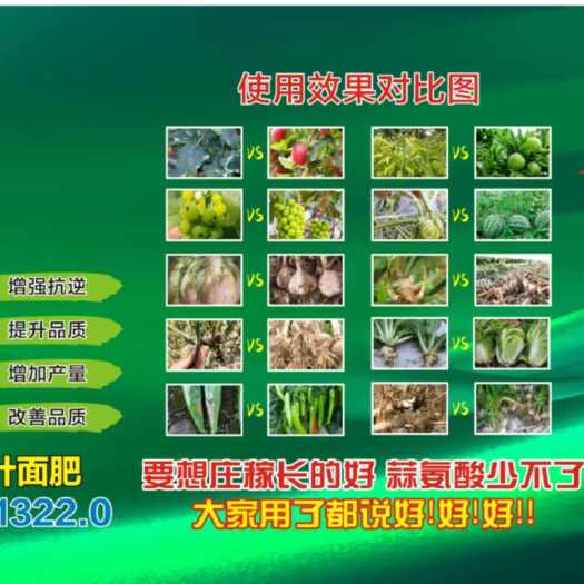 桂平市叶面肥料 苗郎中含氨基酸水溶肥多酶蒜氨酸等多含量促生
