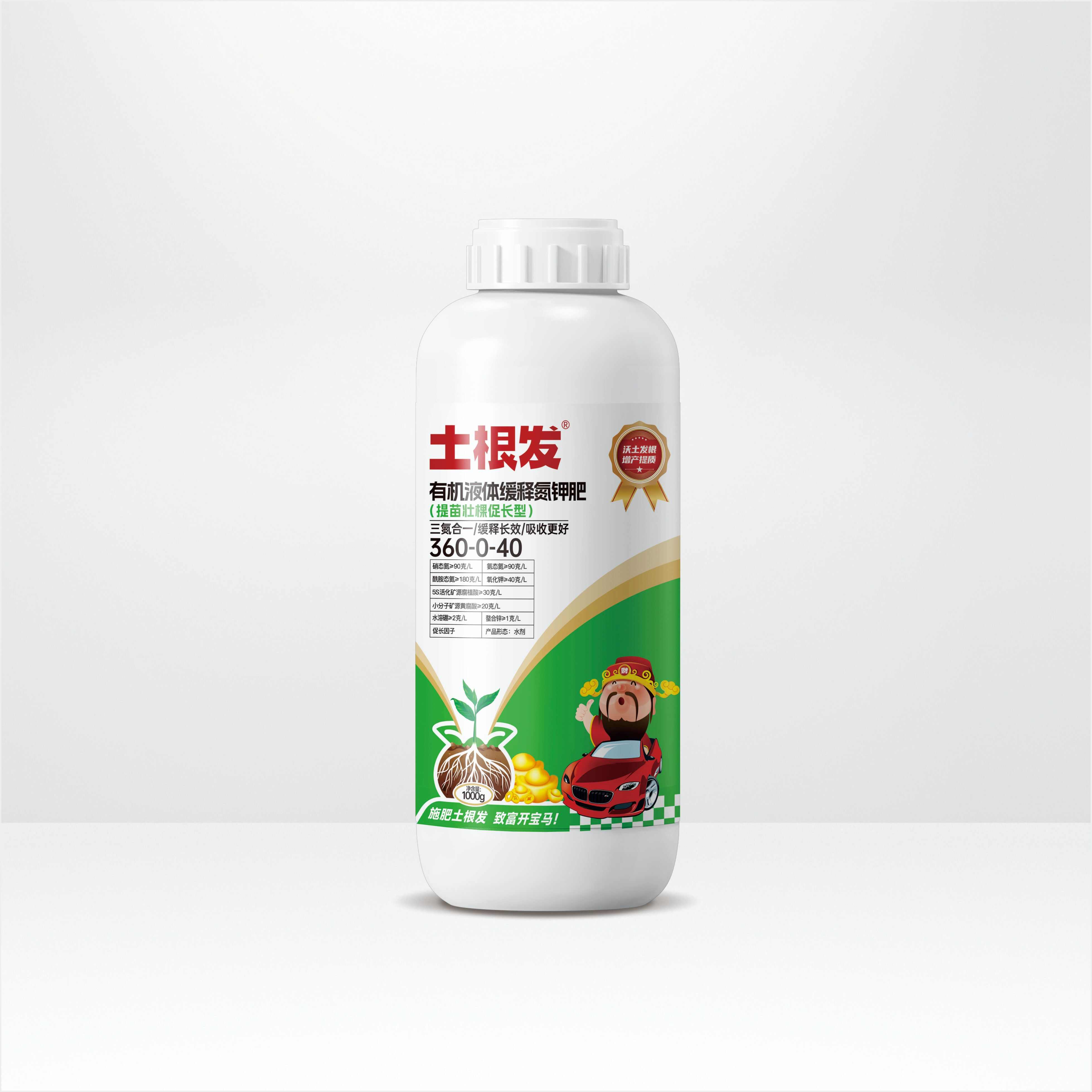 郑州有机液体氮钾肥
360-0-40+TE+腐植酸+黄腐酸