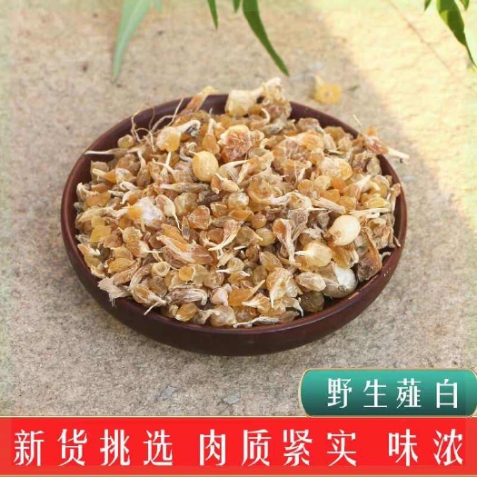 薤白中药材正品新鲜蒜山蒜干货小蒜独蒜瓜萎枳实薤白桂枝汤