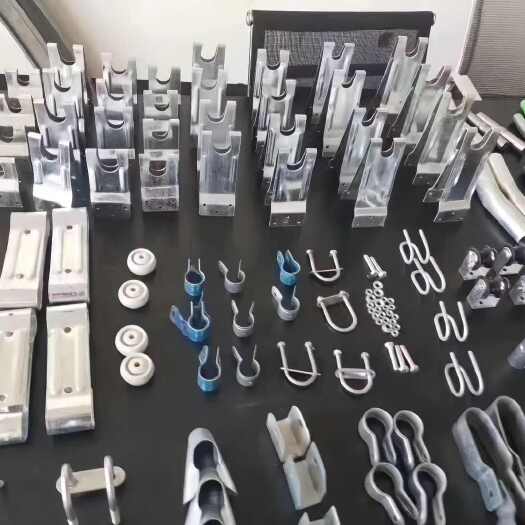 天津大棚钢管椭圆固定卡子卡扣O型管卡销子大棚配件热镀锌耐腐蚀加厚