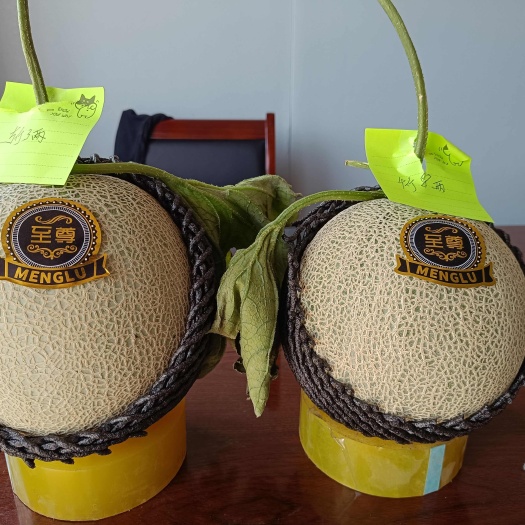 高端品种玫珑网纹瓜，甜度18，自产自销没有中间商