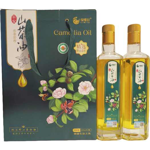乐安县绿维谷山茶油礼盒装低温物理压榨有机茶油