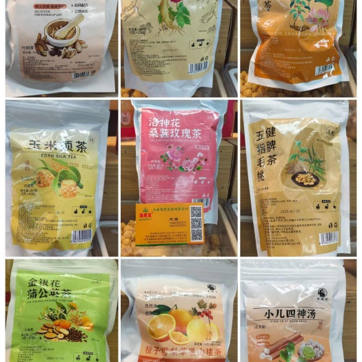成都金银花蒲公英茶  人参桑葚茶  胖大海茶玉米须茶  酸梅汤