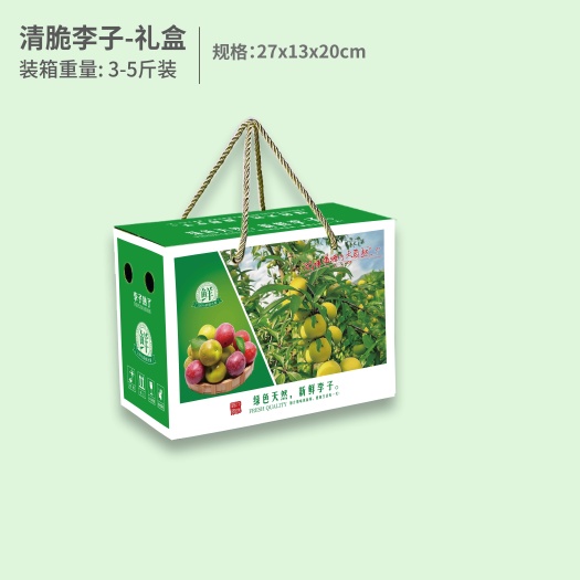 绵阳新款青脆李子礼盒10个/件（空盒子）