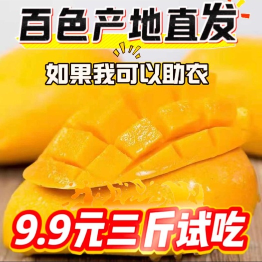 百色百色产地直发小台农芒果 小台芒 台农 热农