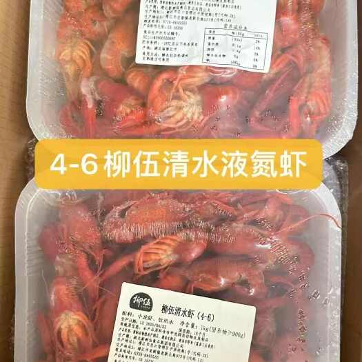 潜江市油炸液氮 456清水冻虾