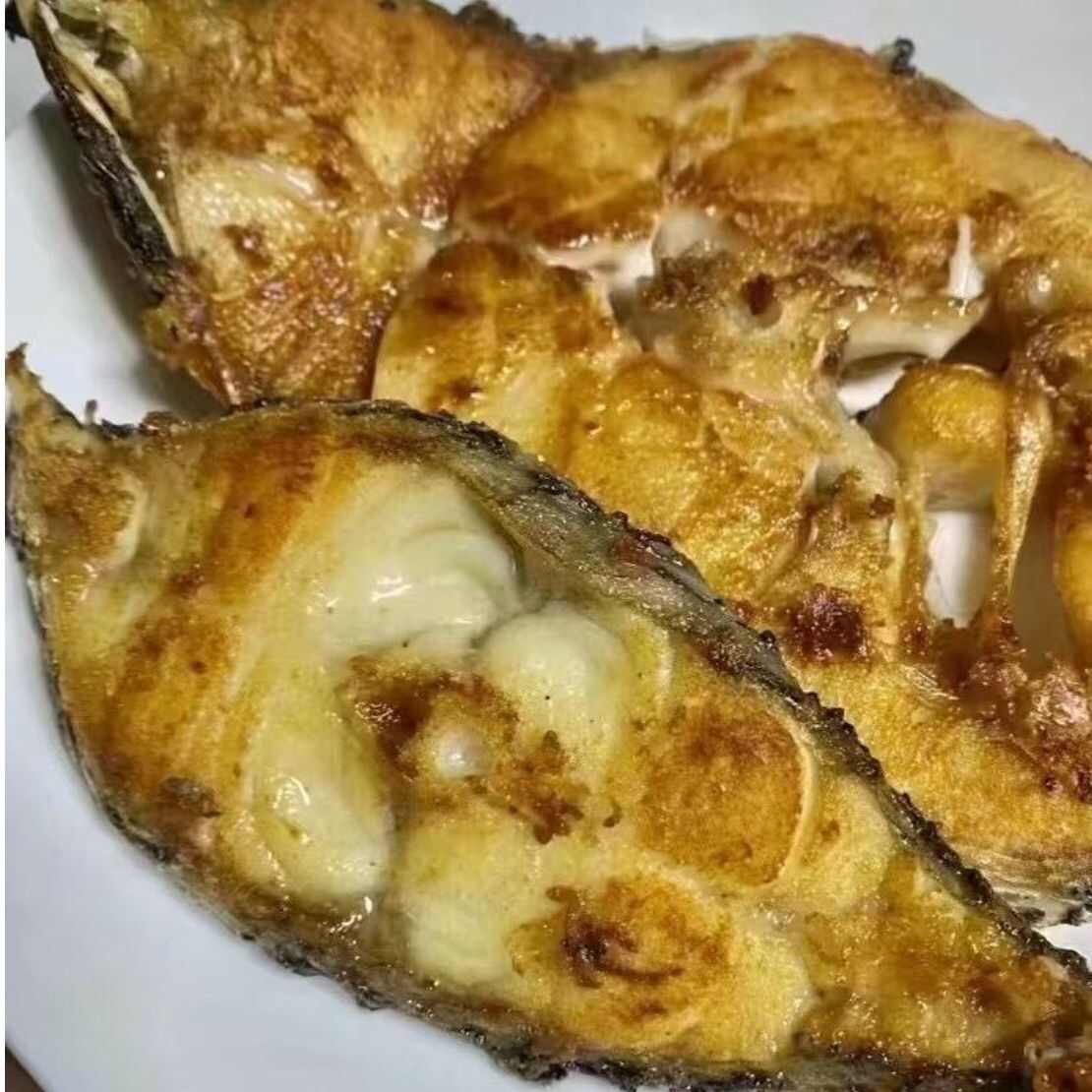 赤嘴鳘鱼，淡咸鳘鱼排（鱼中段）肉厚刺少，香煎 焗 焖 红烧