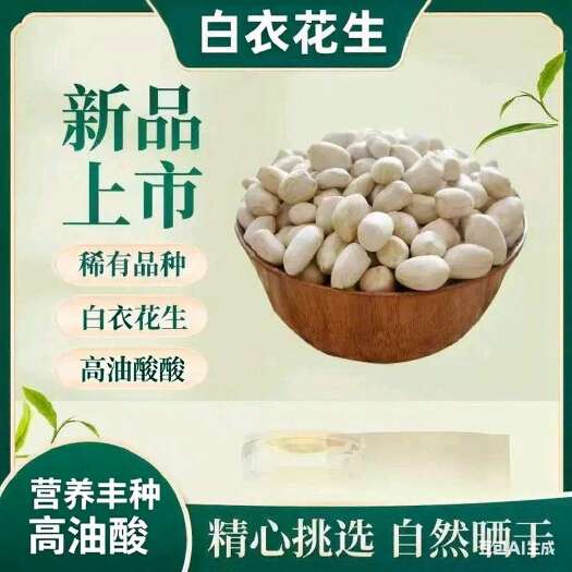 广平县批发 白玉花生 奶白花生 白沙花生 高油酸 扛饥抗饿 电商货