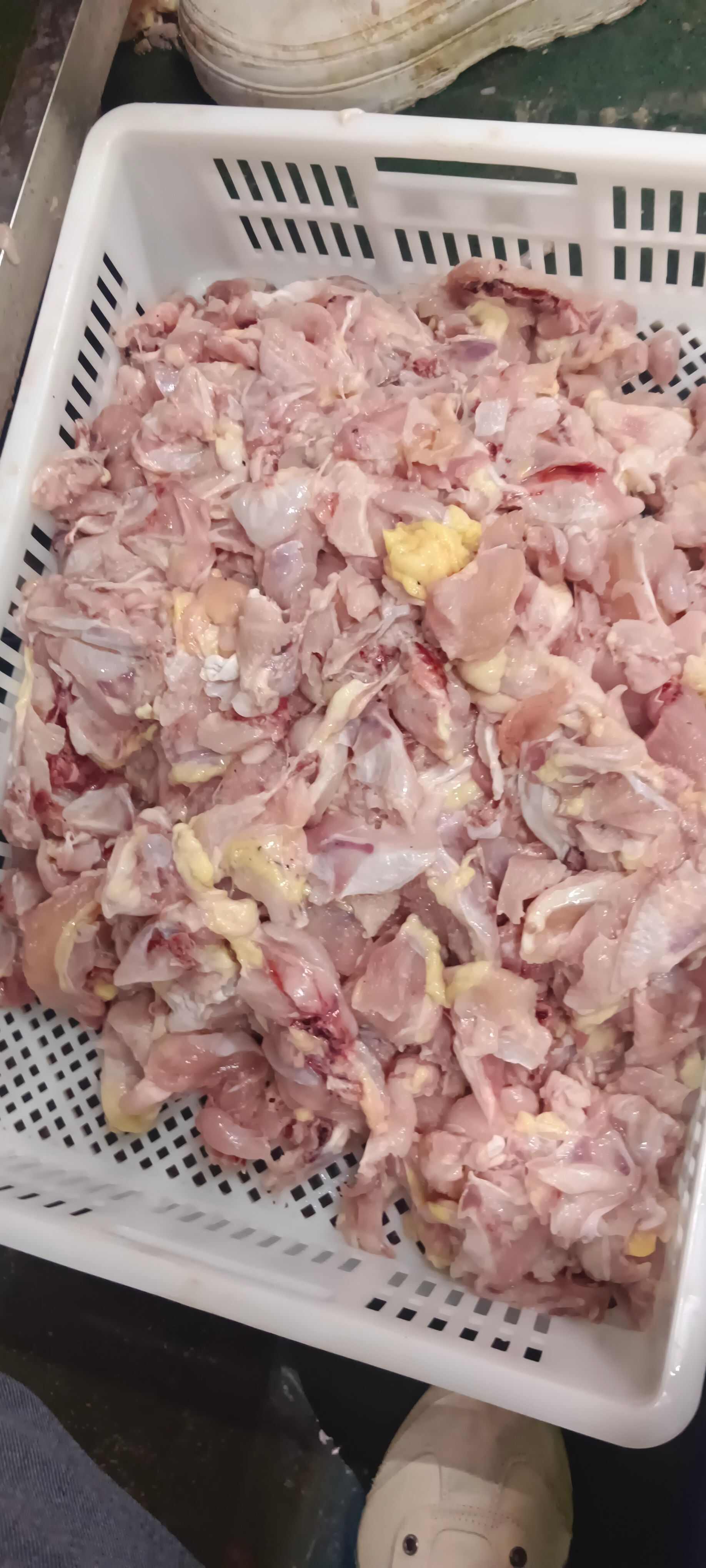 带骨胸碎肉，带肉多，养殖可以用，里边有三角骨