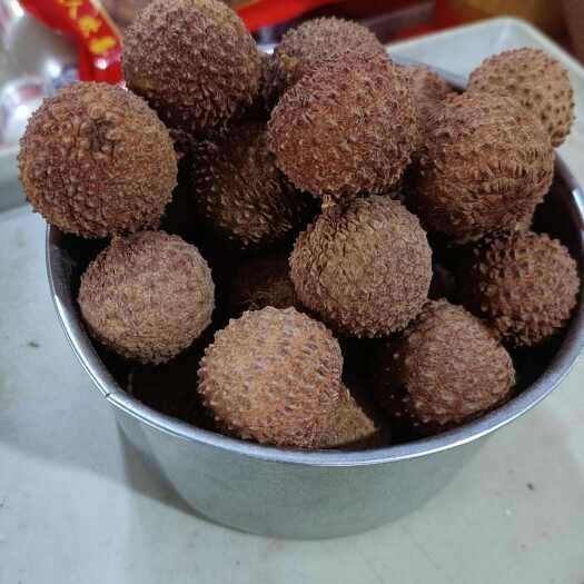 25年高州桂味荔枝干，核小肉厚
大果
