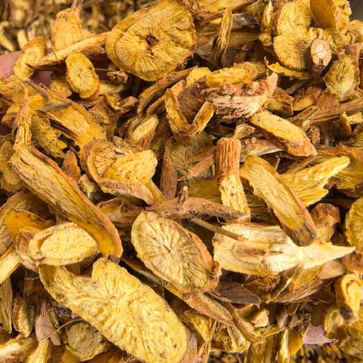 玉林黄芩中药材无硫黄芩黄芹黄芩茶黄芩干片黄芩根包邮黄芩片正品