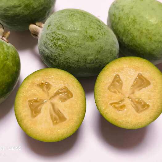 长顺县菲油果，果型为圆形或椭圆形，果实成熟后气味芳香。