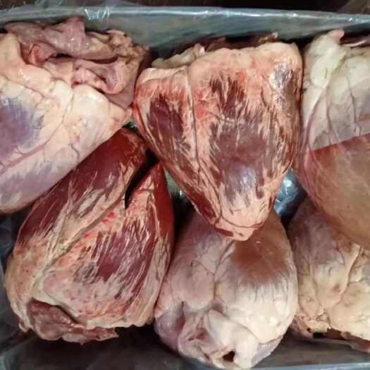 牛副产品 精品冷冻牛心 肉质紧实 优质蛋白 去油修剪烧烤卤煮