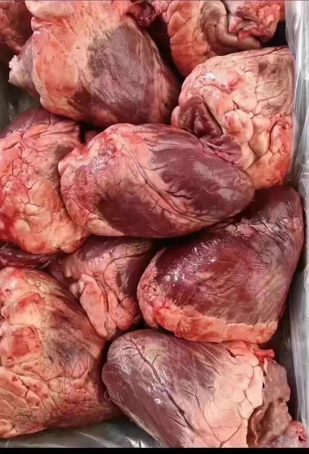 牛副产品 精品冷冻牛心 肉质紧实 优质蛋白 去油修剪烧烤卤煮