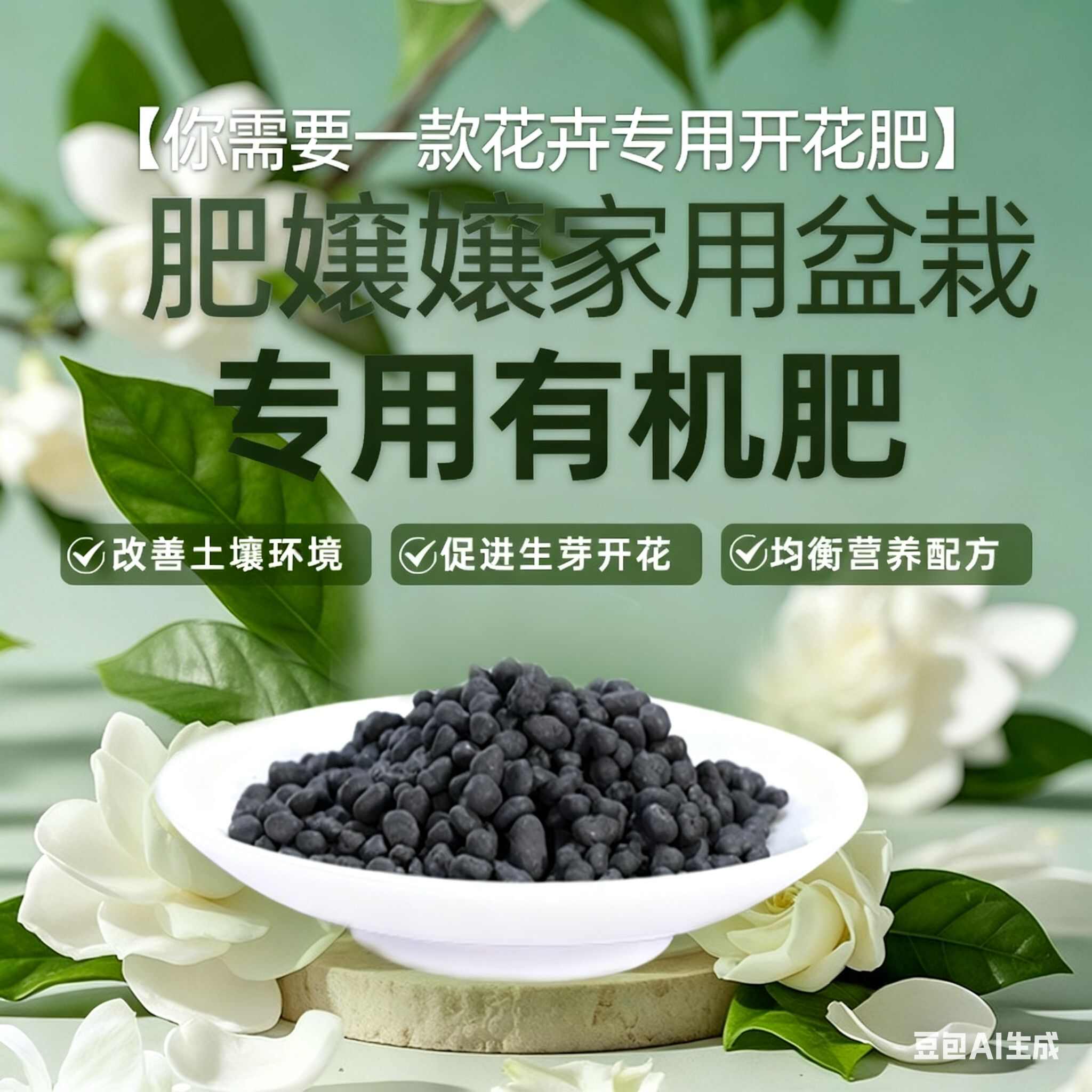 家用肥盆栽有机肥复合肥微生物菌肥一次一袋不返潮
