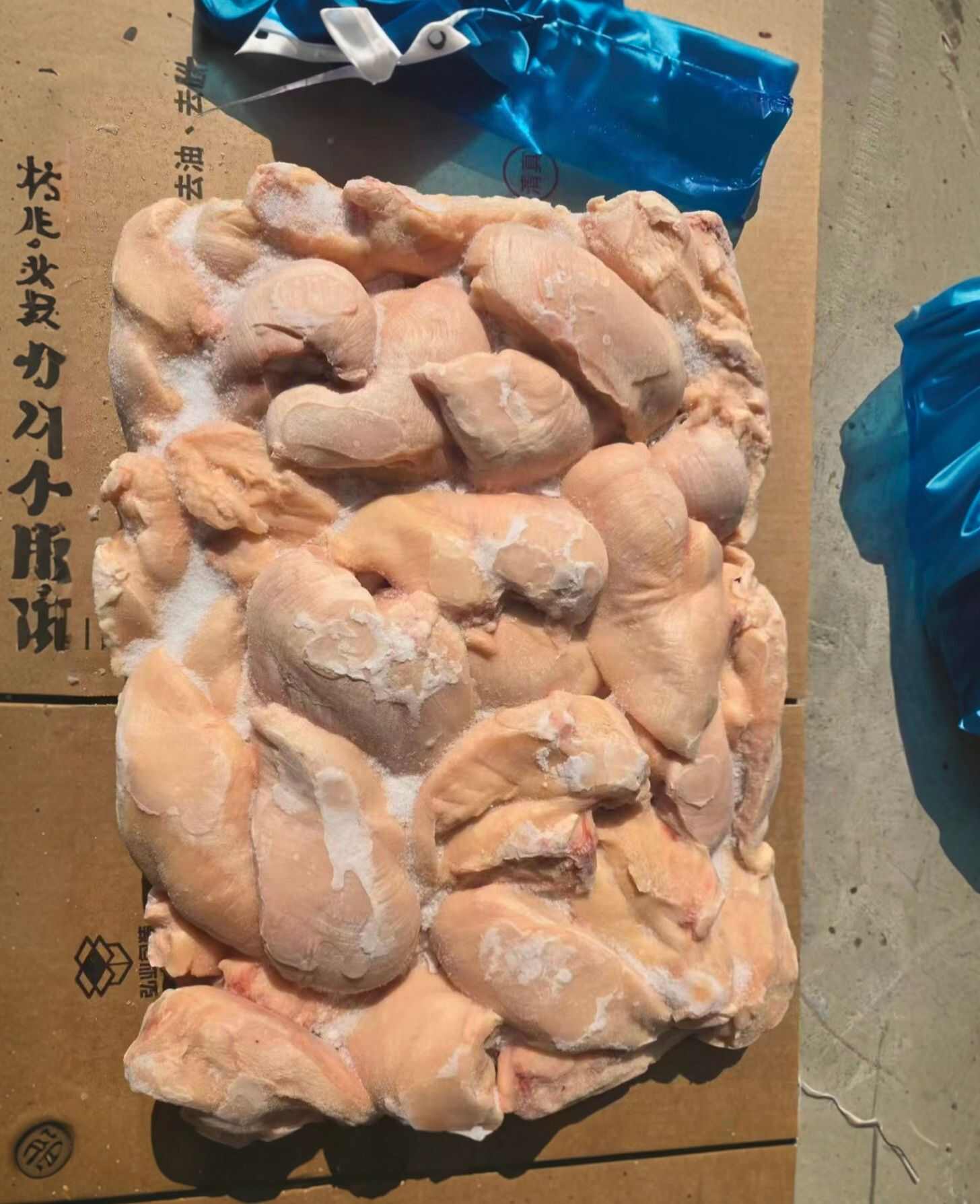 出售温氏板冻大胸30吨