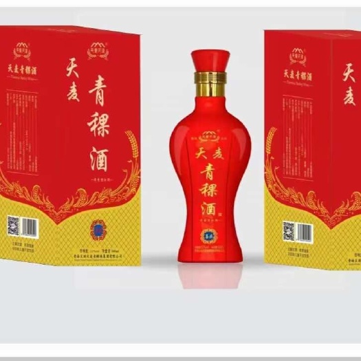 互助县52°天麦青稞酒禧藏，500ml，6瓶装，包邮