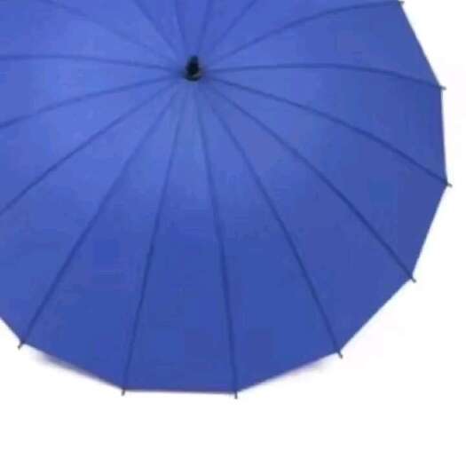 16骨素色彩虹伞长柄直杆伞防风伞晴雨伞商务伞