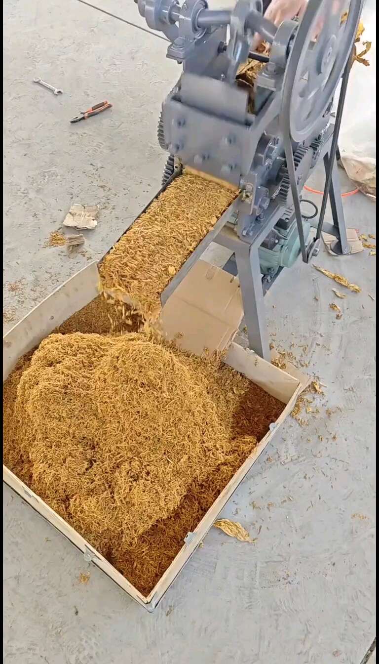 超细烟叶切丝机，多功能药材切丝切段机，电动切烟丝的机器