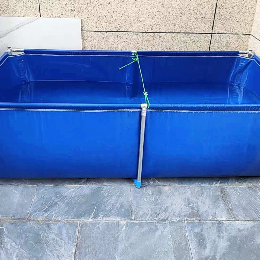 活动价2x1x0.6养殖水池帆布鱼池镀锌板带支架包邮