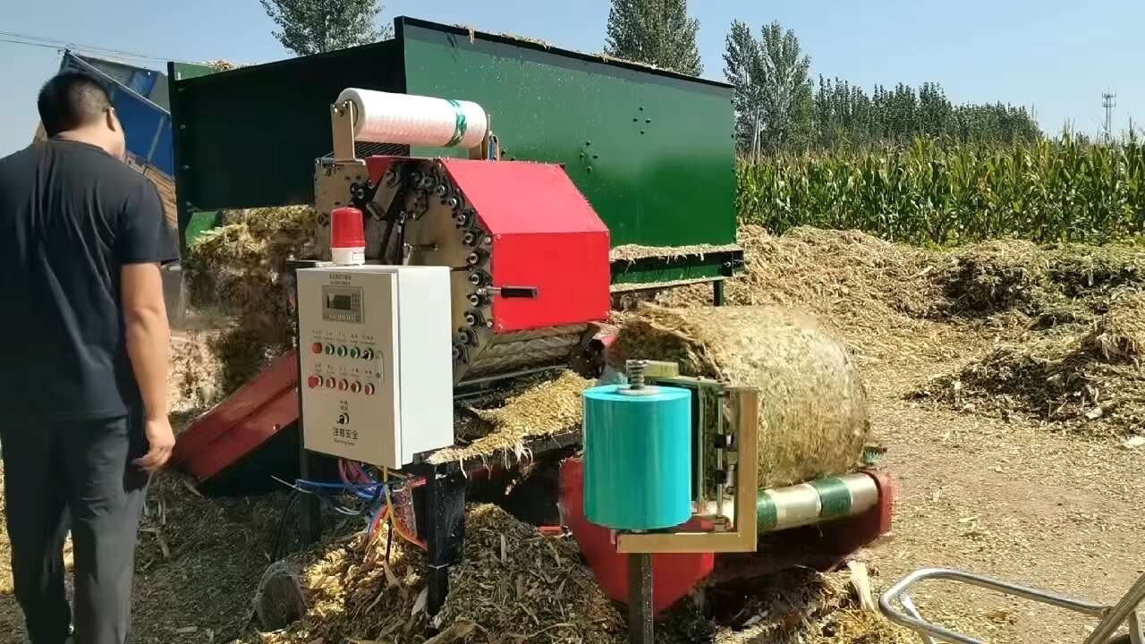 青储打包机  打捆包膜一体机