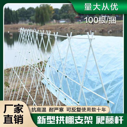 随州新材料玻璃纤维拱棚杆拱棚支架育苗拱棚杆