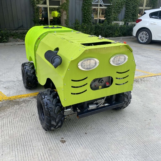 嘉祥縣全地形四驅(qū)遙控打藥車果樹大棚迷霧機(jī)自走風(fēng)送式打藥車