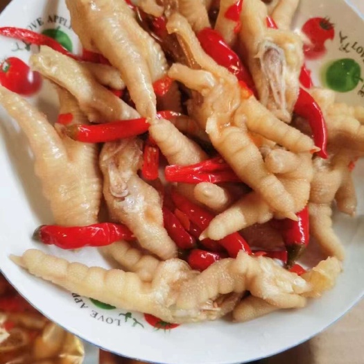 鸡网红鸡爪，带骨鸡爪，去骨鸡爪，江湖地摊，展销会热卖鸡爪批发