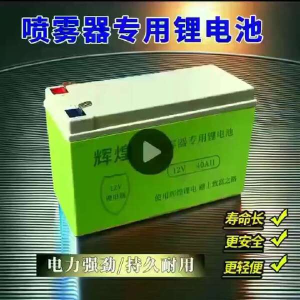 锂电池12V大容量农用电动喷雾器打药机照明音响专用蓄电池批