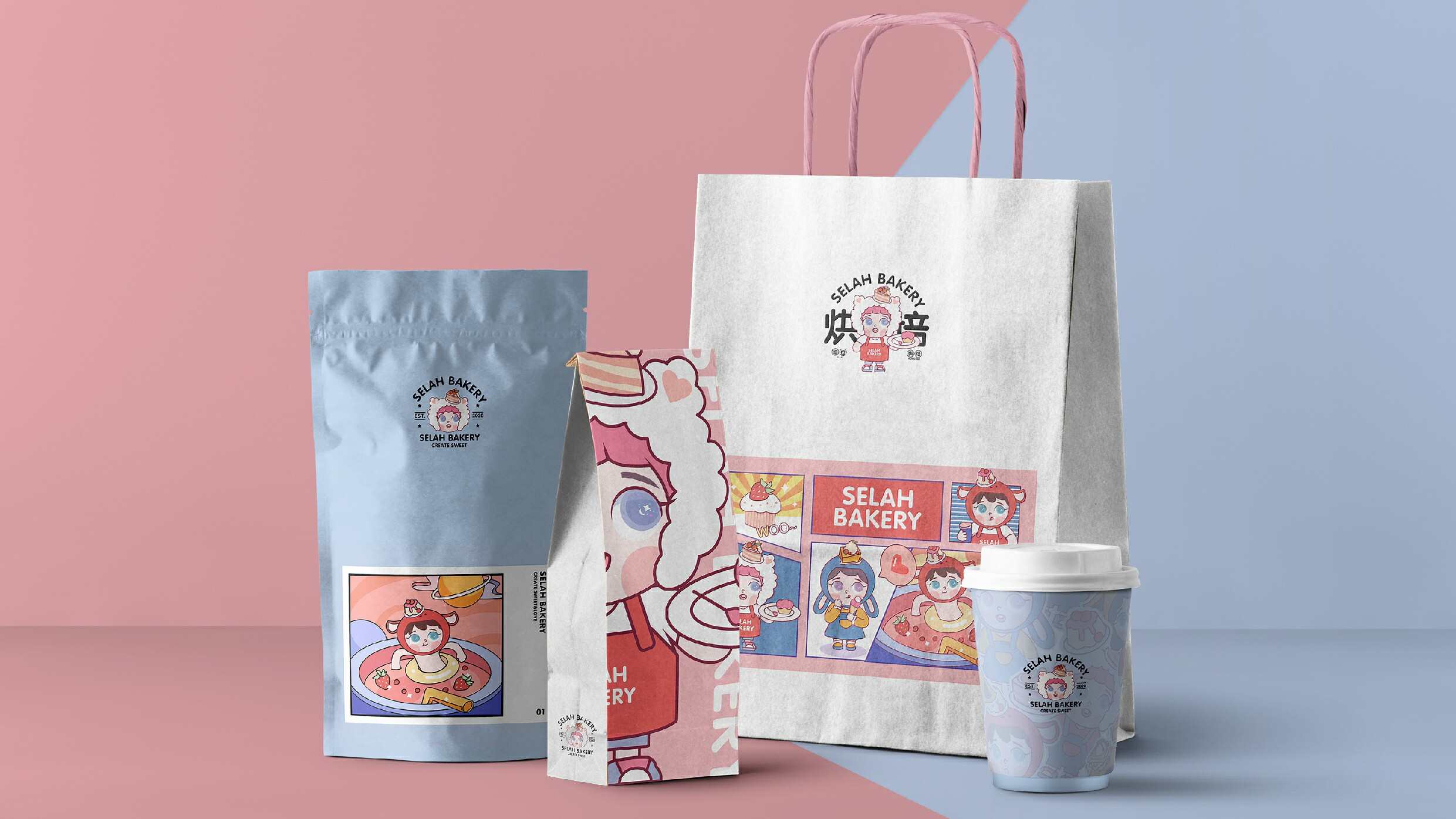 包装盒，包装袋IP形象设计