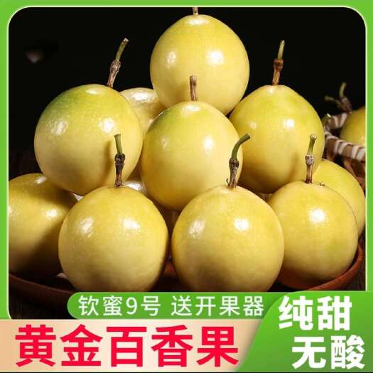 寻乌县赣南寻乌县黄金百香果钦蜜九号应季水果纯甜无酸