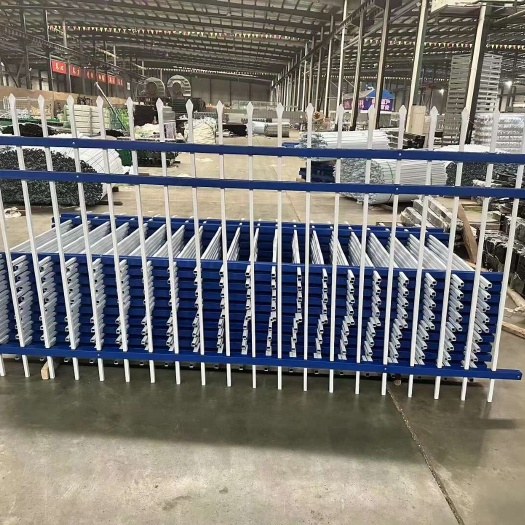 安平县现货批发锌钢围墙护栏小区院墙防护栅栏公园别墅庭院厂区铁艺围墙