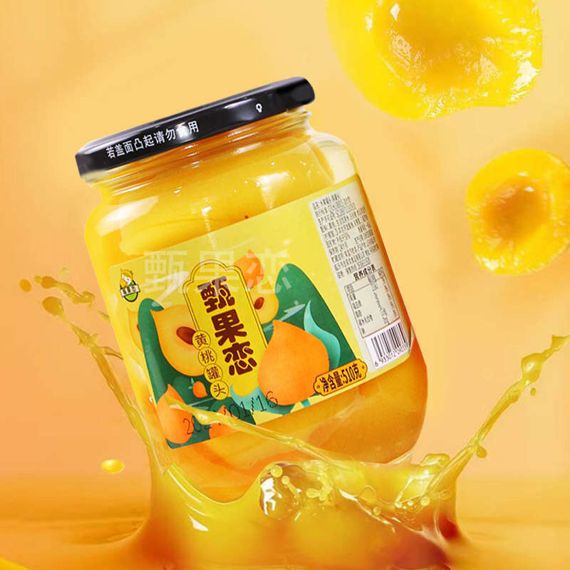 甄果戀水果罐頭廠家直銷