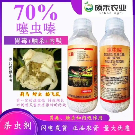 70%噻虫嗪蚜虫，蓟马，白粉虱，稻飞虱，跳甲，介壳虫，绿叶蝉