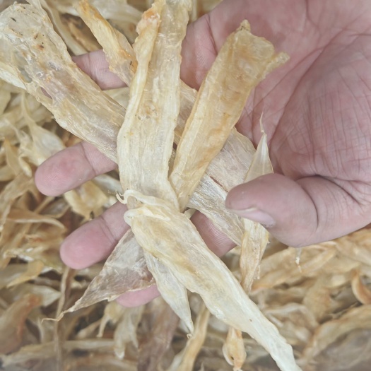 广州小金龙条胶条花胶鱼胶，颜色金黄，干度好，胶质好，清水厚肉