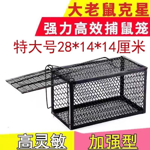 丽水抓老鼠笼子全自动一窝端捕鼠器大号家用灭扑鼠黑科技高灵敏弹簧