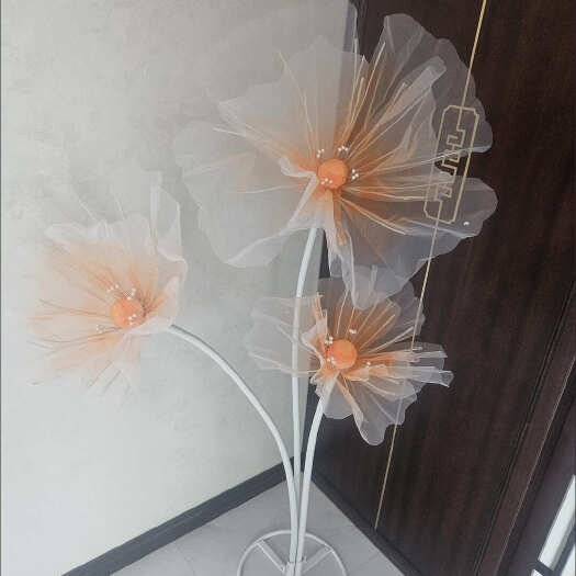 纱花摆件/家居装饰场景布置婚礼路引商场客厅摄影店橱窗摆件