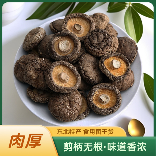 东北小香菇干货3cm长白山椴木香菇精品金钱菇手选冬菇肉厚无根