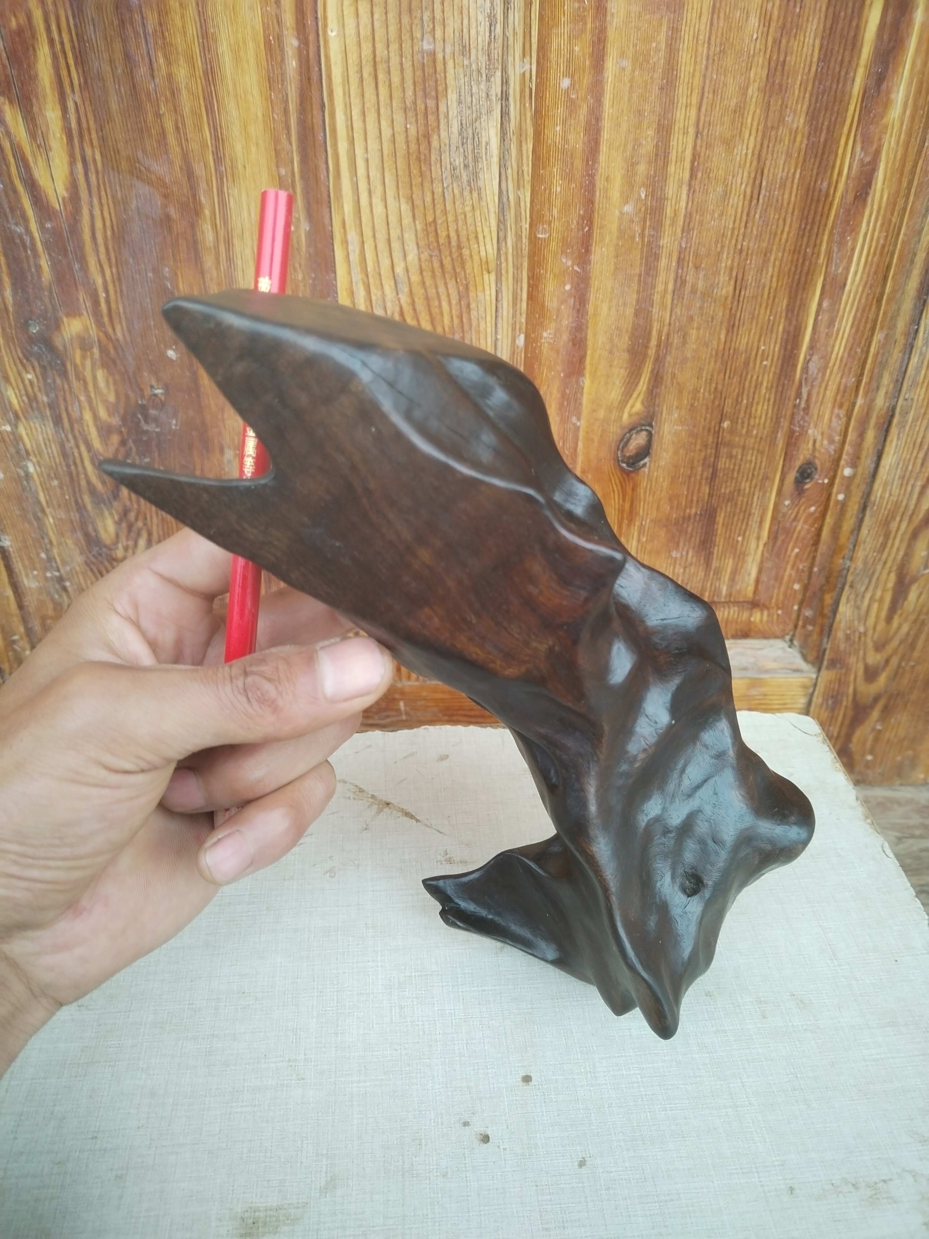 金丝楠木阴沉木茶杯架假山笔架摆件手工木艺制品天然造型