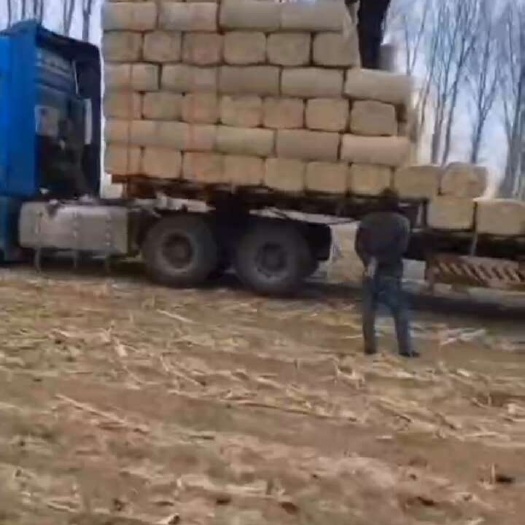 玉米揉丝草块小方包大棚用唔草