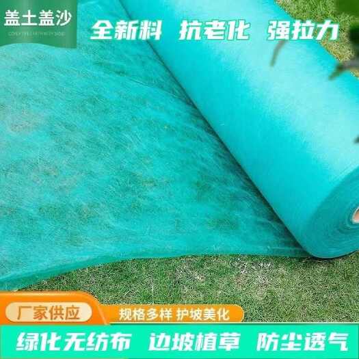 东莞市园林绿化无纺布植草坪育苗喷播公路边坡绿植护坡防尘覆盖透气环保