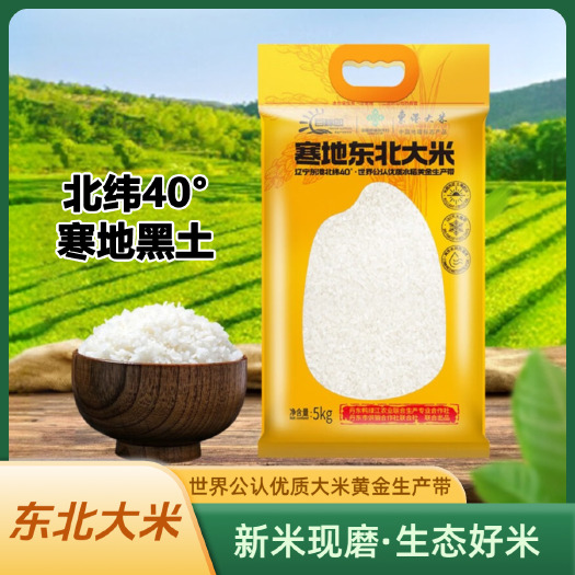 寒地东北大米北纬40°黑土地珍珠米颗粒饱满粳米10斤现磨新米