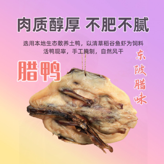 连州市大量广东特产连州东陂风干腊鸭
