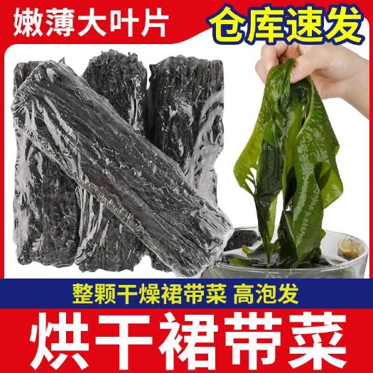 烘干裙带菜整条干裙带菜高泡发鲜嫩滑口感好包邮