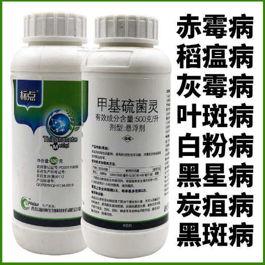 郑州甲基硫菌灵甲托白粉病霜霉病叶斑病赤霉病炭疽病灰霉病农药杀菌剂